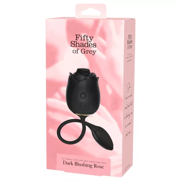 Fifty Shades of Grey - klitora stimulators un vibro olas (melns)