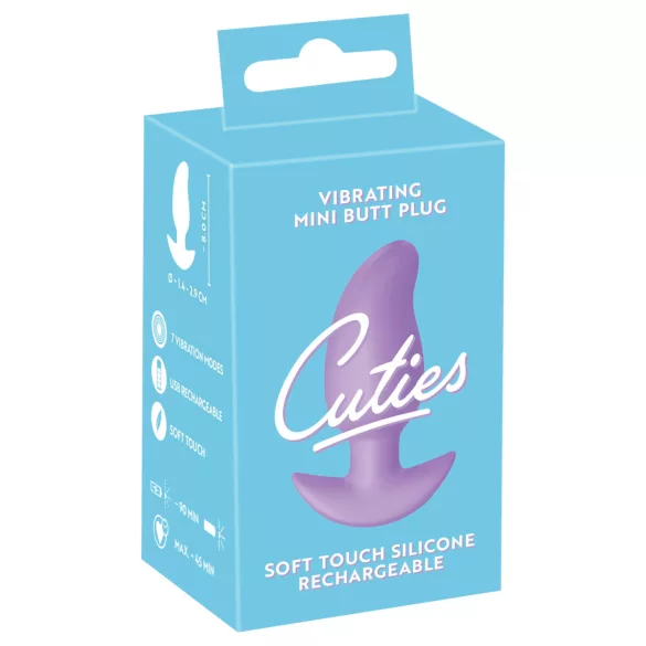 Cuties Mini - anālais vibrators maza izmēra violets