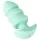 Cuties Mini - anālais vibrators ar lodītēm zaļš
