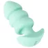 Cuties Mini - anālais vibrators ar lodītēm zaļš