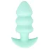 Cuties Mini - anālais vibrators ar lodītēm zaļš