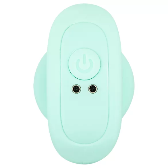 Cuties Mini - anālais vibrators ar lodītēm zaļš