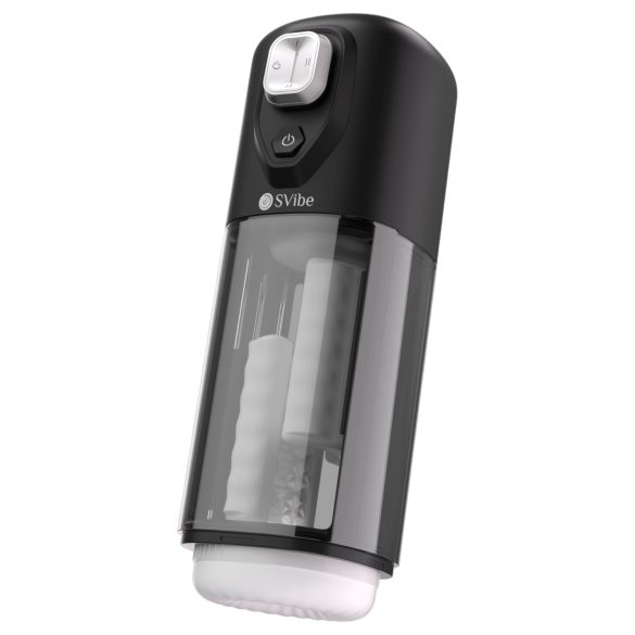 Snail Vibe Ikon Volt - Automātiskais Masturbators (melns)