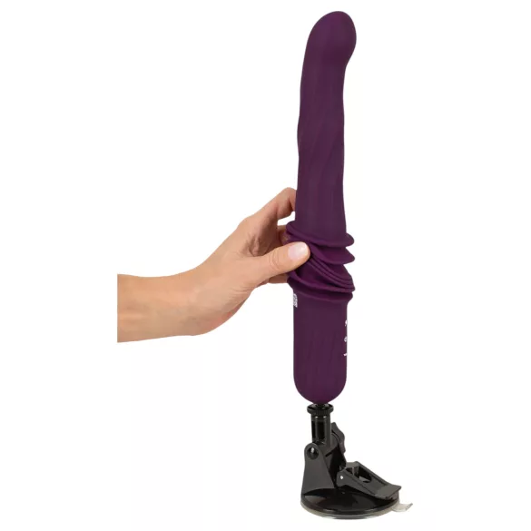 You2Toys - tālvadības sildošais stumjošais vibrators (violets)