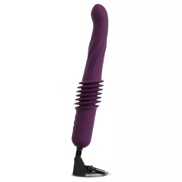 You2Toys - tālvadības sildošais stumjošais vibrators (violets)