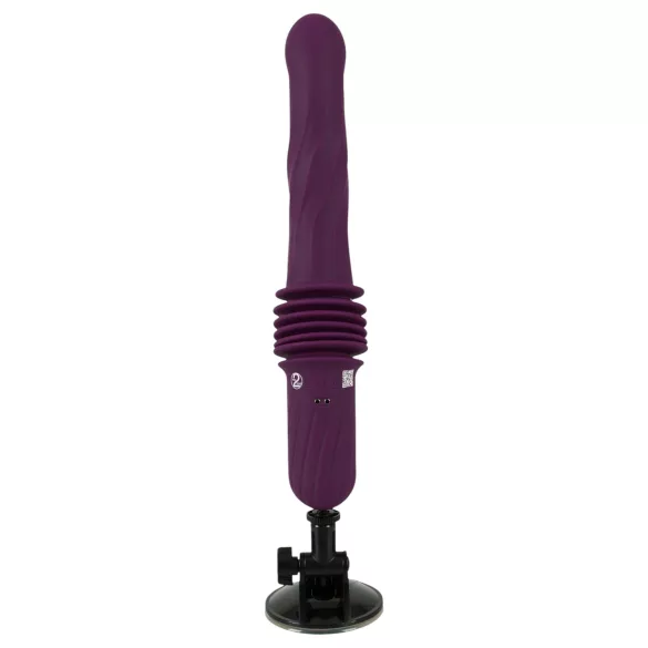You2Toys - tālvadības sildošais stumjošais vibrators (violets)