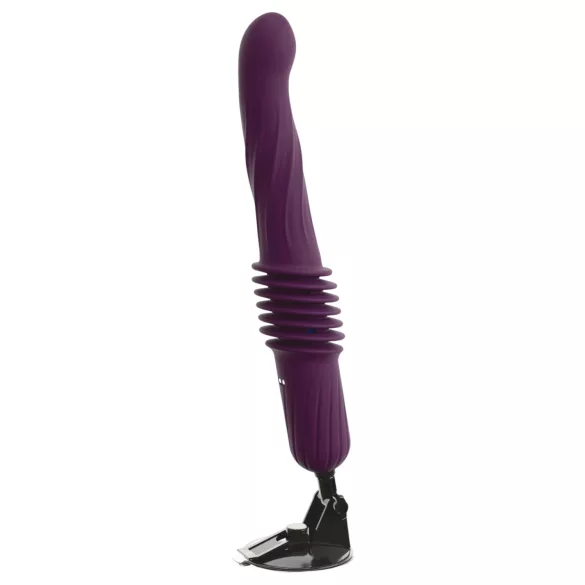 You2Toys - tālvadības sildošais stumjošais vibrators (violets)