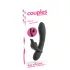 Couple Choice - pāru vibrējošs erekcijas gredzens un G-punkta vibrators pelēks