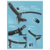 You2Toys - tālvadības dubultais uzliekamais vibrators (melns)