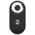 You2Toys - tālvadības dubultais uzliekamais vibrators (melns)