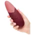 Womanizer Next - klitorālais stimulators ar gaisa viļņiem, uzlādējams, bordo