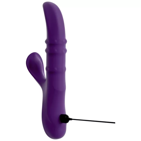 You2Toys - vibrators ar svārstīgu klitora stimulācijas atzaru un kustīgu gredzenu (violets)