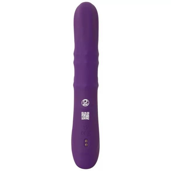 You2Toys - vibrators ar svārstīgu klitora stimulācijas atzaru un kustīgu gredzenu (violets)