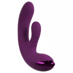   Javida - truša formas G‑punkta un klitora vibrators (violets)