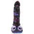 Beasty Cocks Firefly Fantasies — fantāzijas vibrators ar sildīšanas un kustības uz priekšu un atpakaļ funkciju (zils) — 23,4 cm