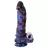 Beasty Cocks Firefly Fantasies — fantāzijas vibrators ar sildīšanas un kustības uz priekšu un atpakaļ funkciju (zils) — 23,4 cm