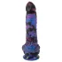 Beasty Cocks Firefly Fantasies — fantāzijas vibrators ar sildīšanas un kustības uz priekšu un atpakaļ funkciju (zils) — 23,4 cm
