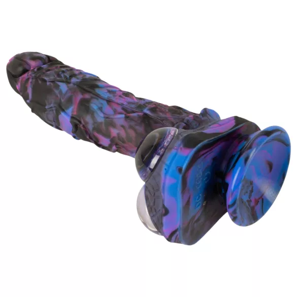 Beasty Cocks Firefly Fantasies — fantāzijas vibrators ar sildīšanas un kustības uz priekšu un atpakaļ funkciju (zils) — 23,4 cm