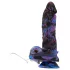 Beasty Cocks Firefly Fantasies — fantāzijas vibrators ar sildīšanas un kustības uz priekšu un atpakaļ funkciju (zils) — 23,4 cm