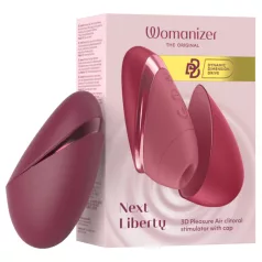   Womanizer Next Liberty - gaisa viļņu klitora stimulators (sarkans)