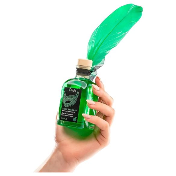 Orgie masāžas eļļas komplekts ar ābolu aromātu