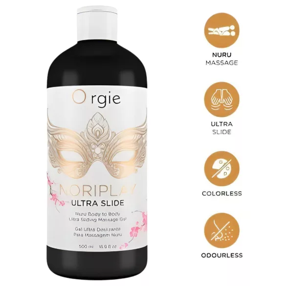Orgie Nuru masāžas želeja ar zīdainu tekstūru 500ml