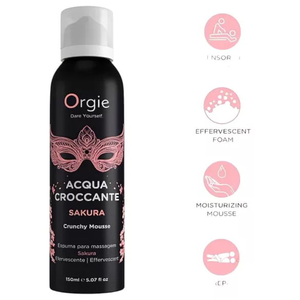 Orgie masāžas putas ar ķiršu ziedu aromātu 150ml