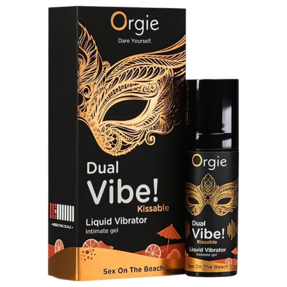 Orgie Dual Vibe - unisex šķidrais vibrators - Sekss pludmalē (15ml)