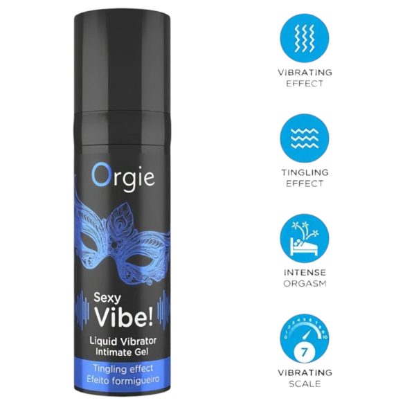 Orgie Bunny - vibrējošu erekcijas gredzenu komplekts melns