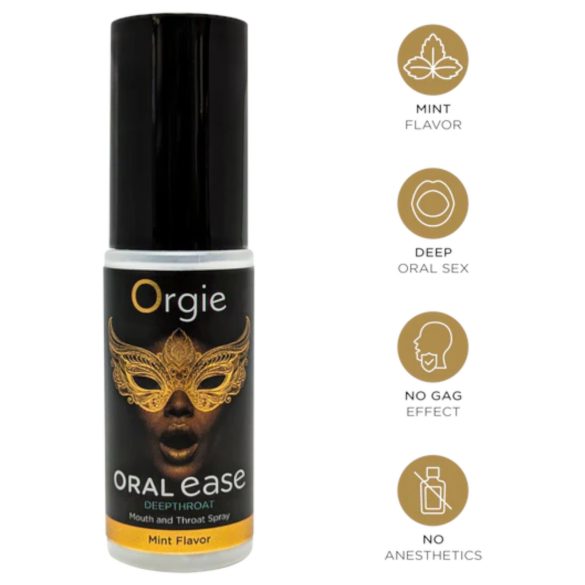 Orgie Orālās Ērtības - orālais anestēzijas sprejs - mentols (15ml)
