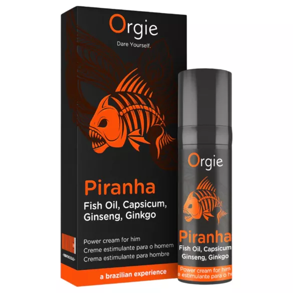 Orgie Piranha Power Cream - Stimulējošs krēms vīriešiem (15 ml)
