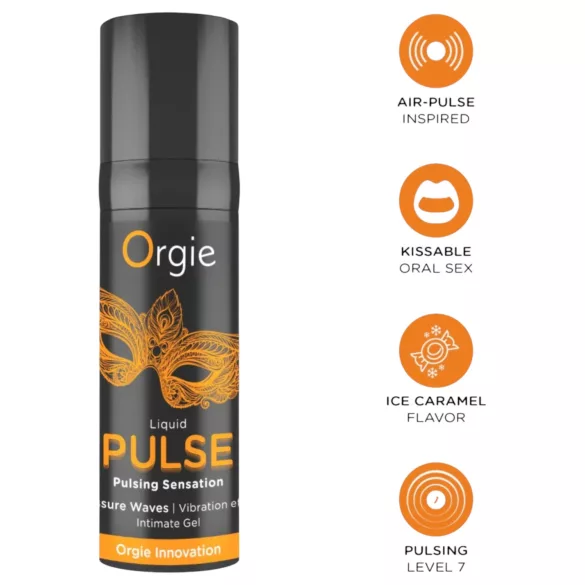 Orgie Pulse - šķidrais vibrators (15 ml)