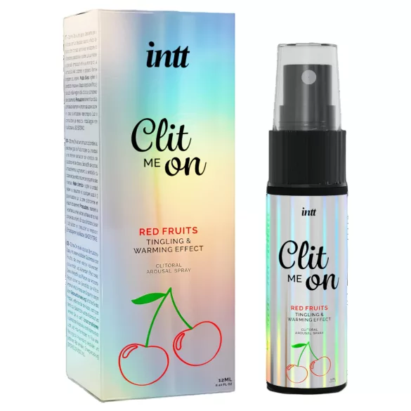 intt Clit Me On - šķidrais vibrators klitora sprejs - sarkano augļu (12 ml)