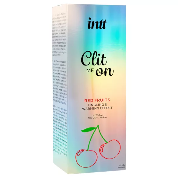 intt Clit Me On - šķidrais vibrators klitora sprejs - sarkano augļu (12 ml)
