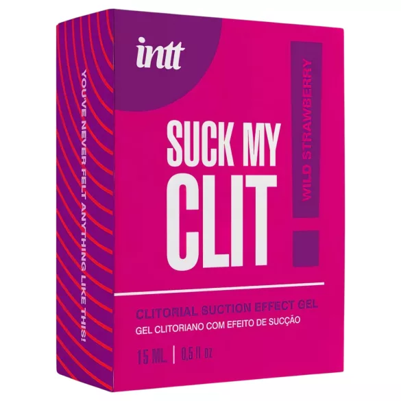 Intt Suck My Clit - klitora stimulējošais gels sievietēm - zemeņu (15 ml)