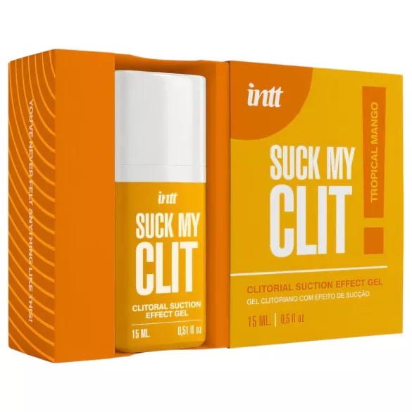 Intt Suck My Clit - klitora stimulējošais gels sievietēm - mango (15 ml)