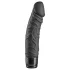 Baseks - realistisks stieņa vibrators (melns) - 19 cm