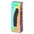 Baseks - realistisks stieņa vibrators (melns) - 19 cm