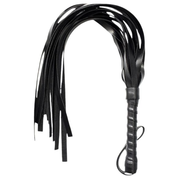 Mākslīgās ādas pātagas - melna (42cm)
