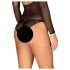Obsessive Bijou 905 - ķermeņa rotu apakšbikses (sudrabs) - S-L