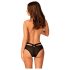 Obsessive Brasica - stilīgs siksniņtērps (melns) - M/L