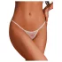 Obsessive Weddya Bride - atvērtas stringbiksītes (baltas) - L/XL