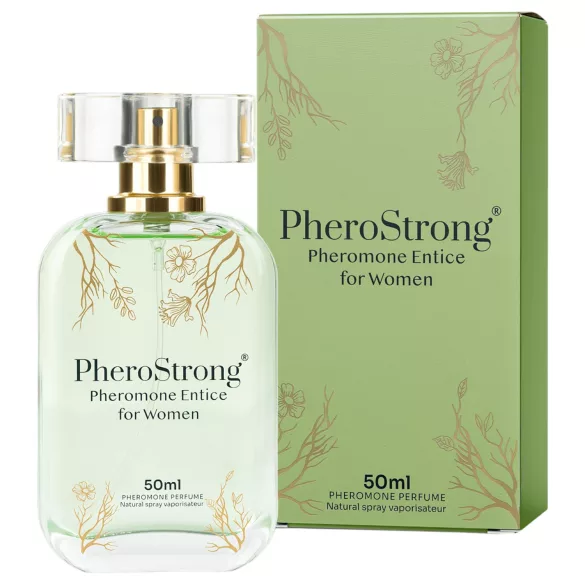 PheroStrong Entice - feromonu parfīms sievietēm ar juteklisku aromātu (50 ml)