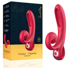 Sweet Play A4 klitora vibrators ar rokturi sarkans