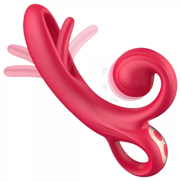 Erospace Sweet Play - klitora roktura vibrators (sarkans)