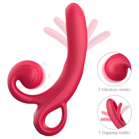Erospace Sweet Play - klitora roktura vibrators (sarkans)