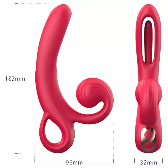 Erospace Sweet Play - klitora roktura vibrators (sarkans)