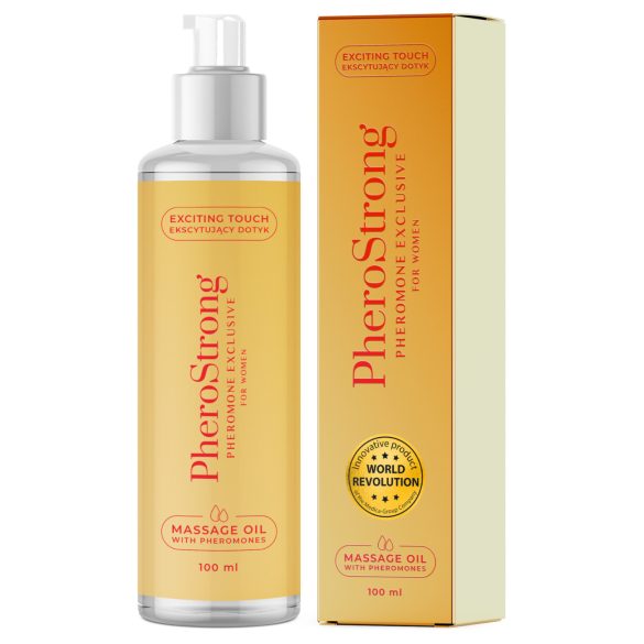 PheroStrong Exclusive - masāžas eļļa sievietēm (100 ml)