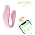 Sweet Play - gudrais pāru vibrators (rozā)