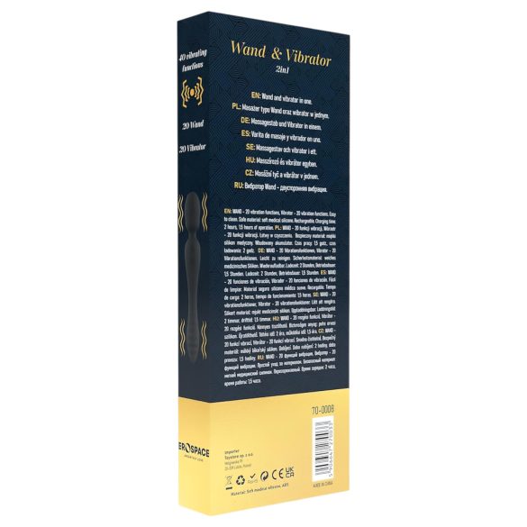 Sweet Play - Masāžas un G-punkta vibrators (melns)